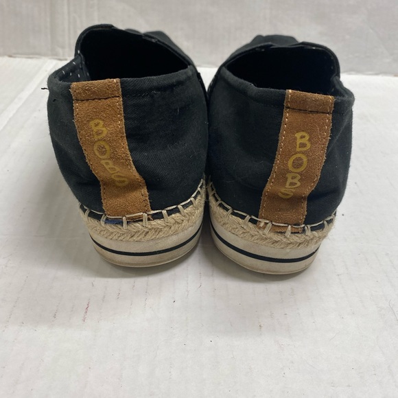 Bobs Black Espadrille Style Shoe - Picture 5 of 13